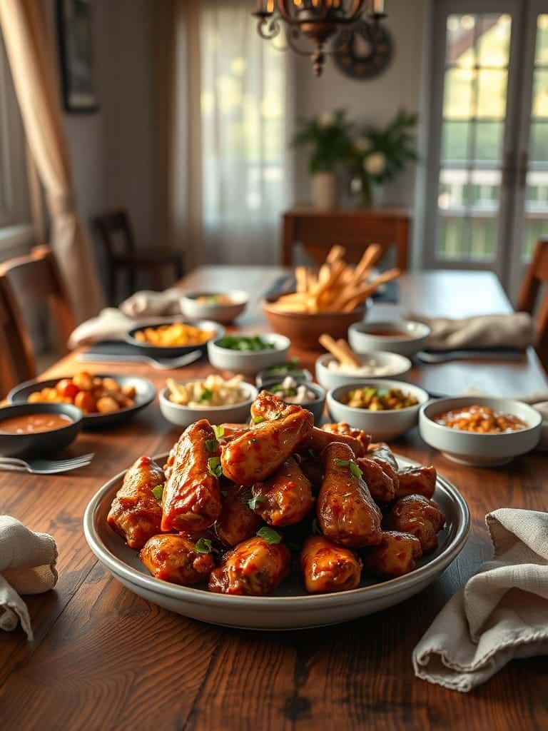 Serving and storage tips for Spicy chicken wings