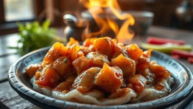 Traditional small-portion cooking