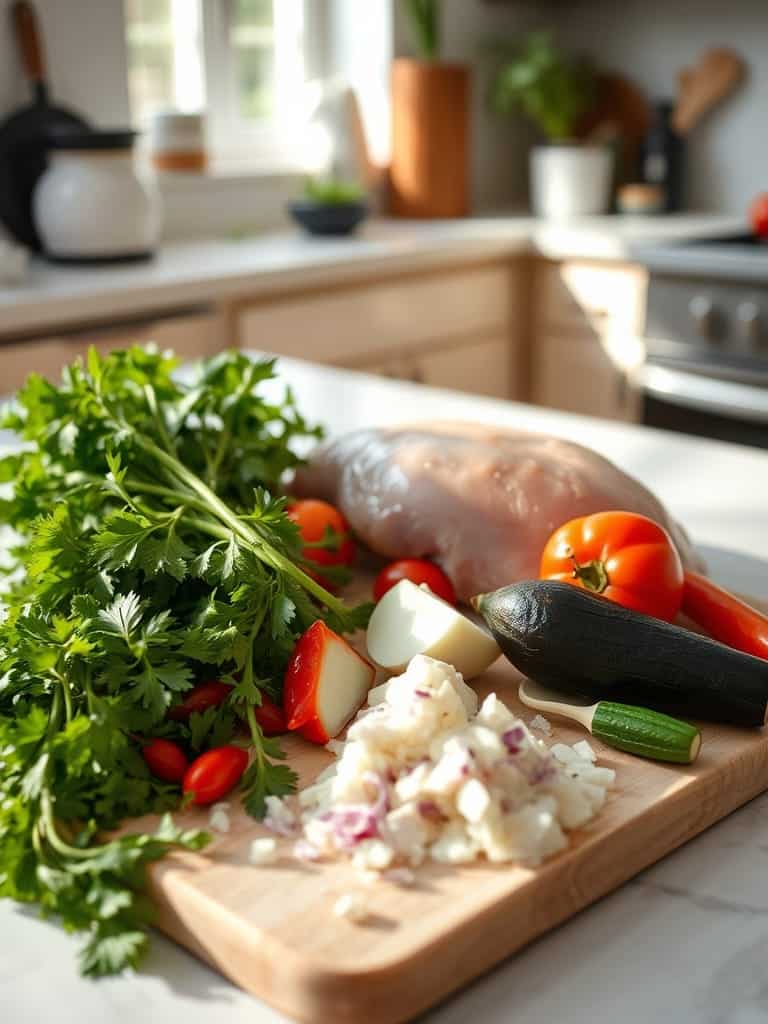 Cooking steps for Weeknight Chicken Adobo