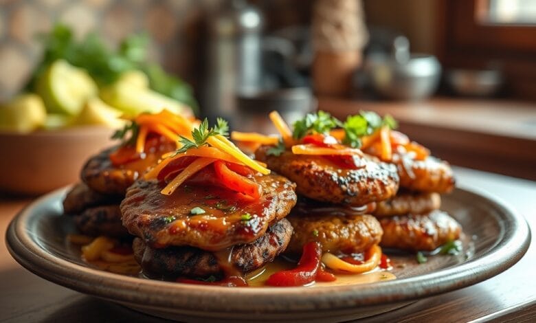 Air Fryer Appetizer Piles