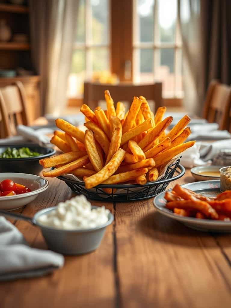 Serving and storage tips for Air Fryer Golden Fries