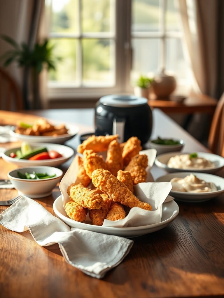 Serving and storage tips for Air fryer tenders