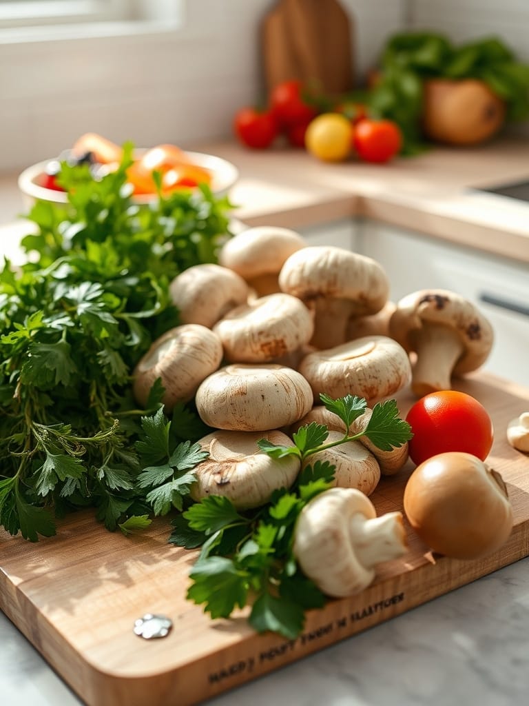 Cooking steps for Cast Iron Seared Mushrooms