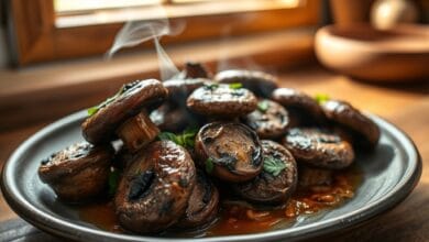 Cast Iron Seared Mushrooms