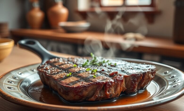 Cast Iron Seared Steak
