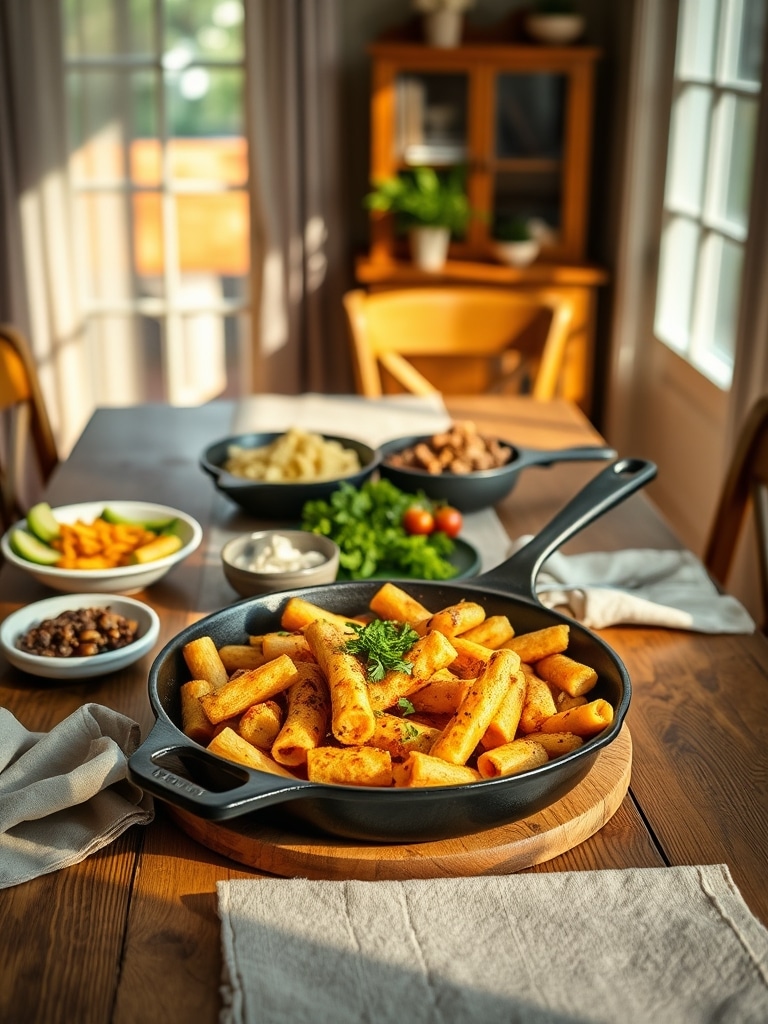 Serving and storage tips for Cast Iron Skillet Fry