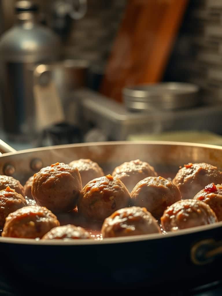 Ingredients for Classic American Meatballs