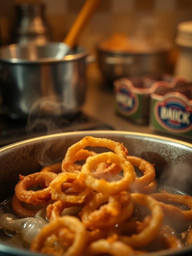 Ingredients for Crisp Onion Rings