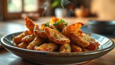 Crispy Garlic Buttered