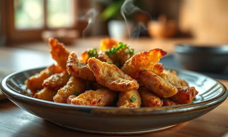 Crispy Garlic Buttered