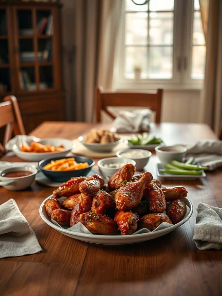 Serving and storage tips for Game Day Chicken Wings