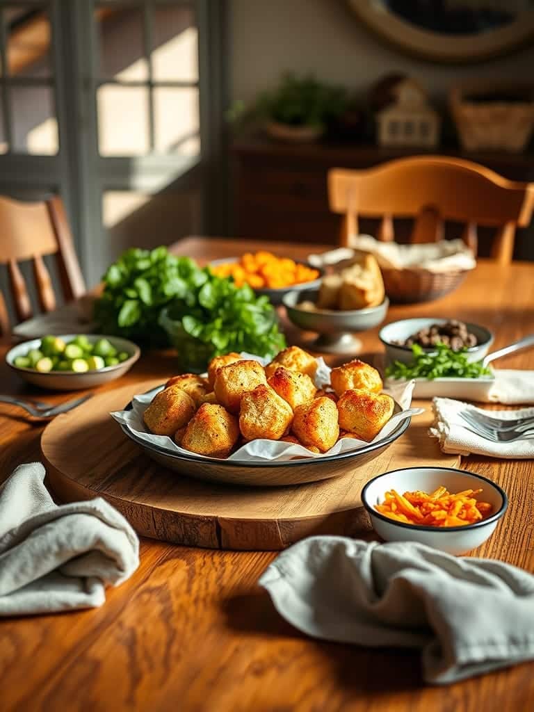 Serving and storage tips for Garlic Parmesan Crispy Bites