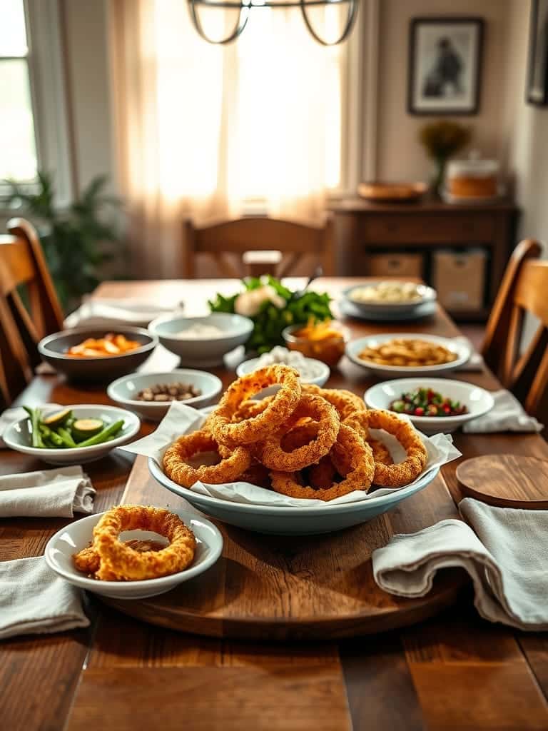 Serving and storage tips for Gluten-Free Crunchy Onion Rings