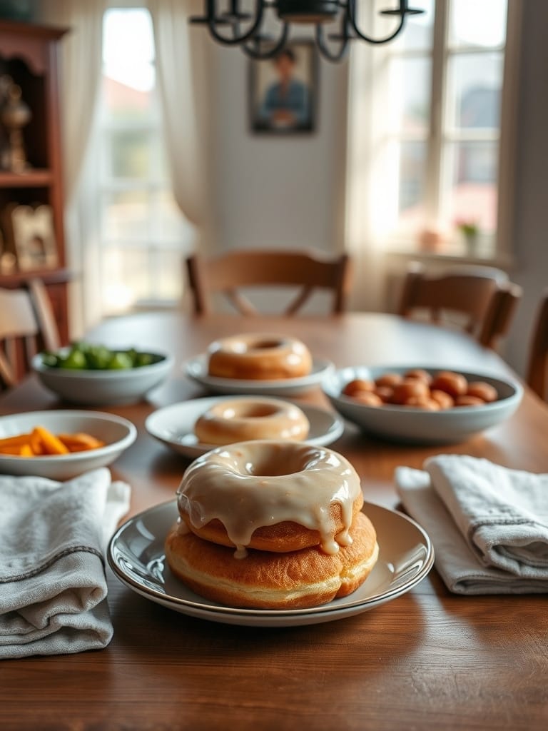 Serving and storage tips for Homemade Glazed Doughnuts
