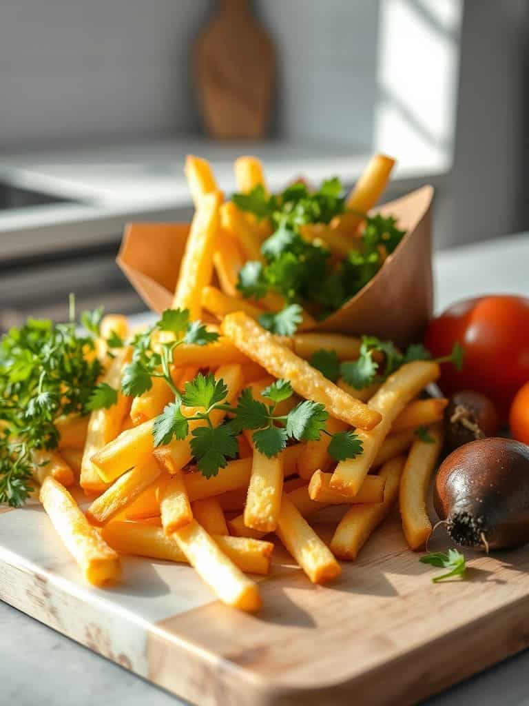Cooking steps for Homestyle French Fries