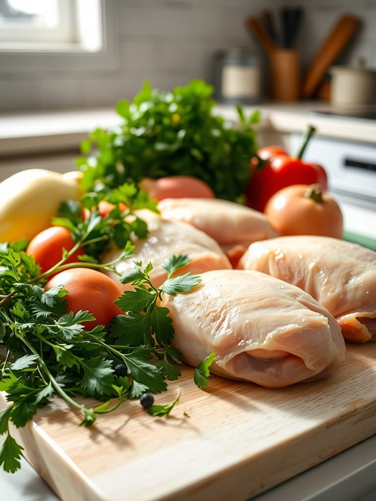 Cooking steps for Keto Golden Chicken Thighs