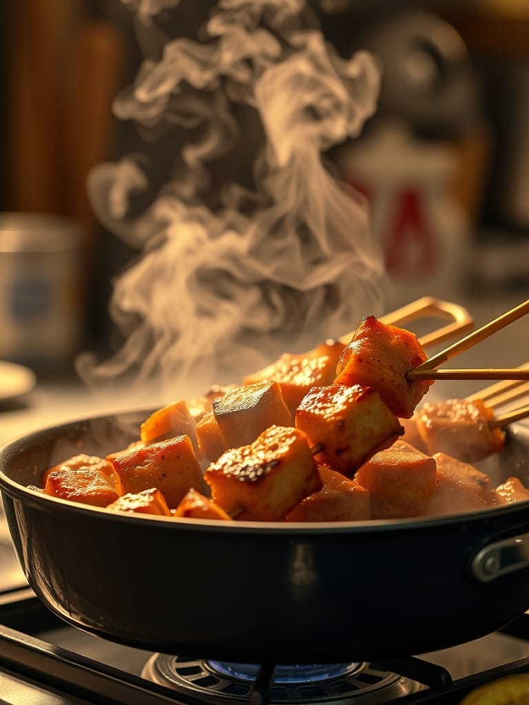 Ingredients for Keto Sizzling Skewers