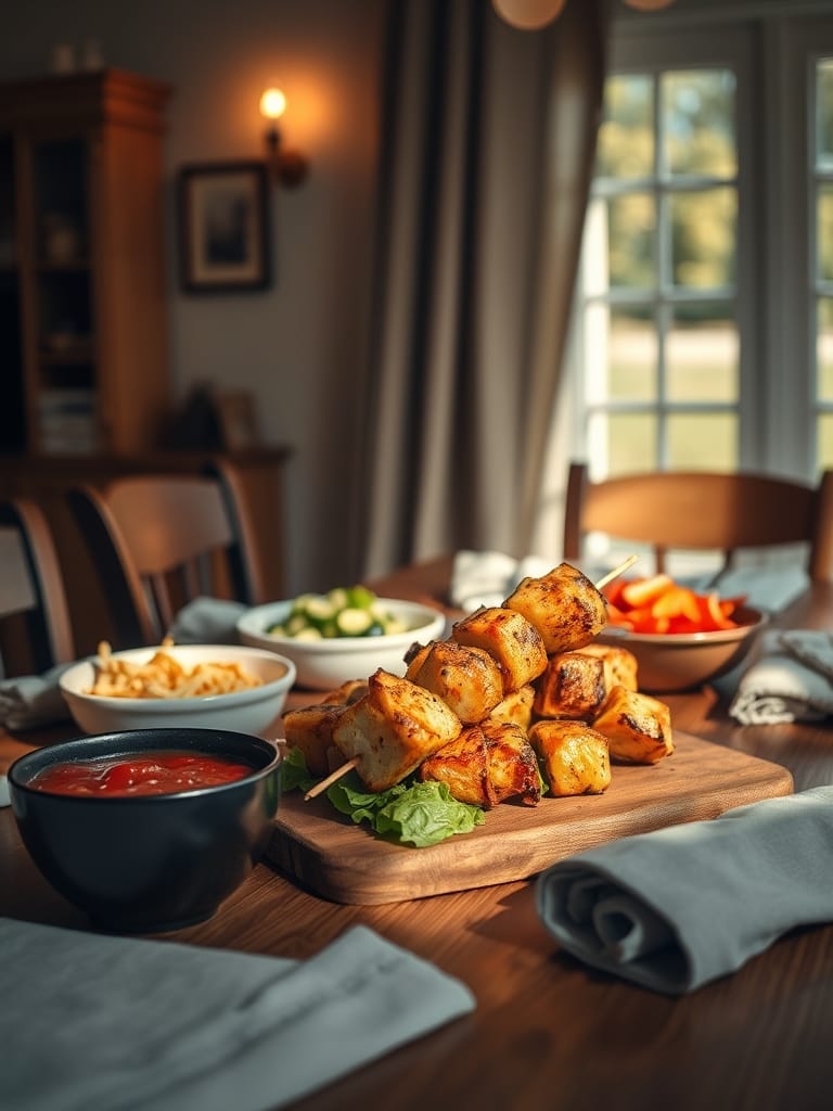 Serving and storage tips for Keto Sizzling Skewers