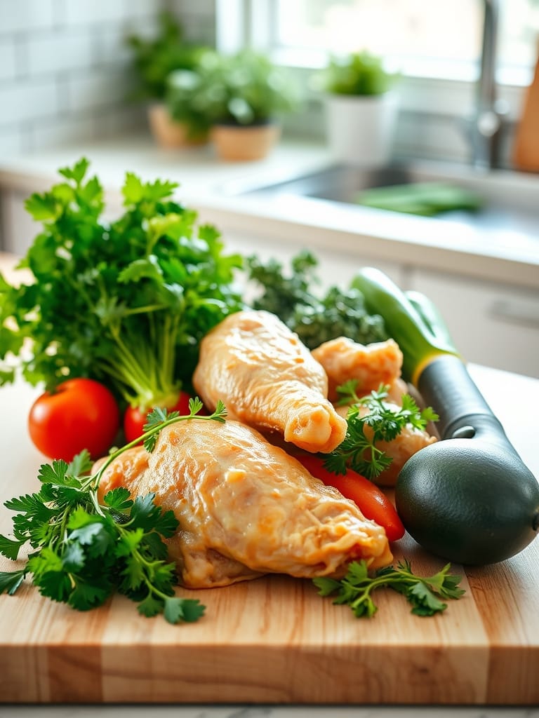 Cooking steps for Korean Fried Chicken Wings