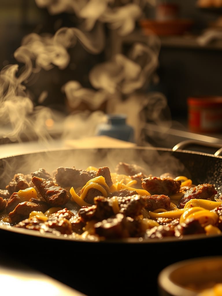 Ingredients for Philly Cheesesteak Griddle
