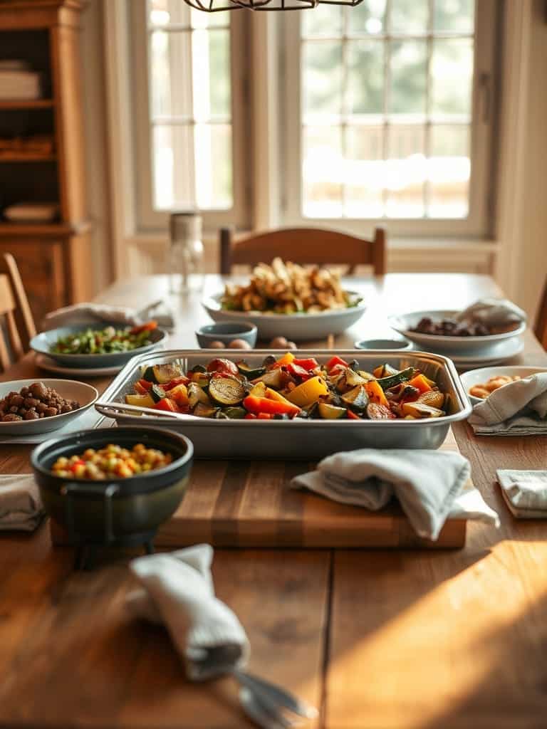 Serving and storage tips for Sheet Pan Roasted Vegetables