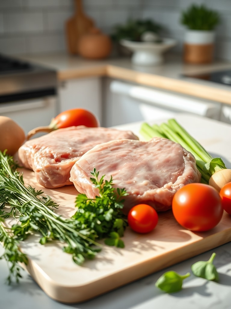 Cooking steps for Smothered Pork Chops