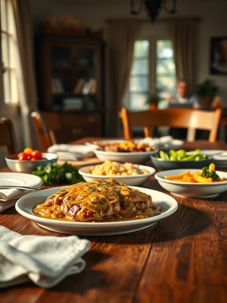 Serving and storage tips for Smothered Pork Chops