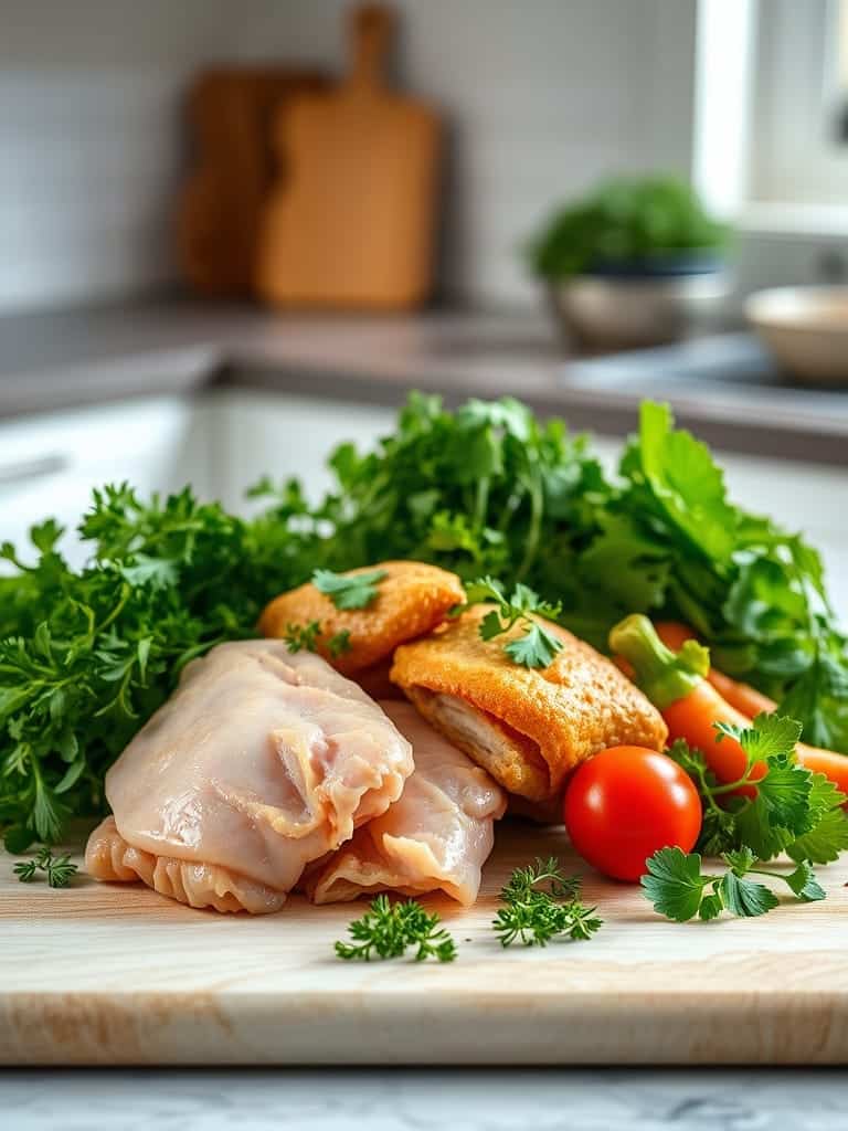 Cooking steps for Southern Fried Chicken