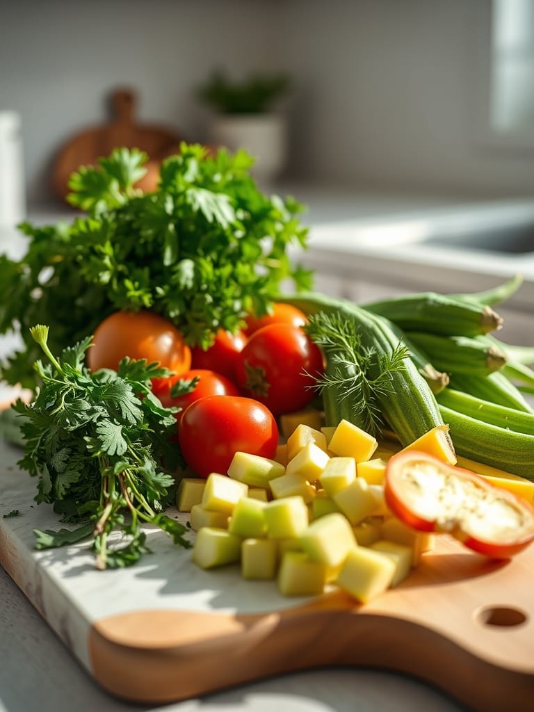Cooking steps for Southern Fried Okra
