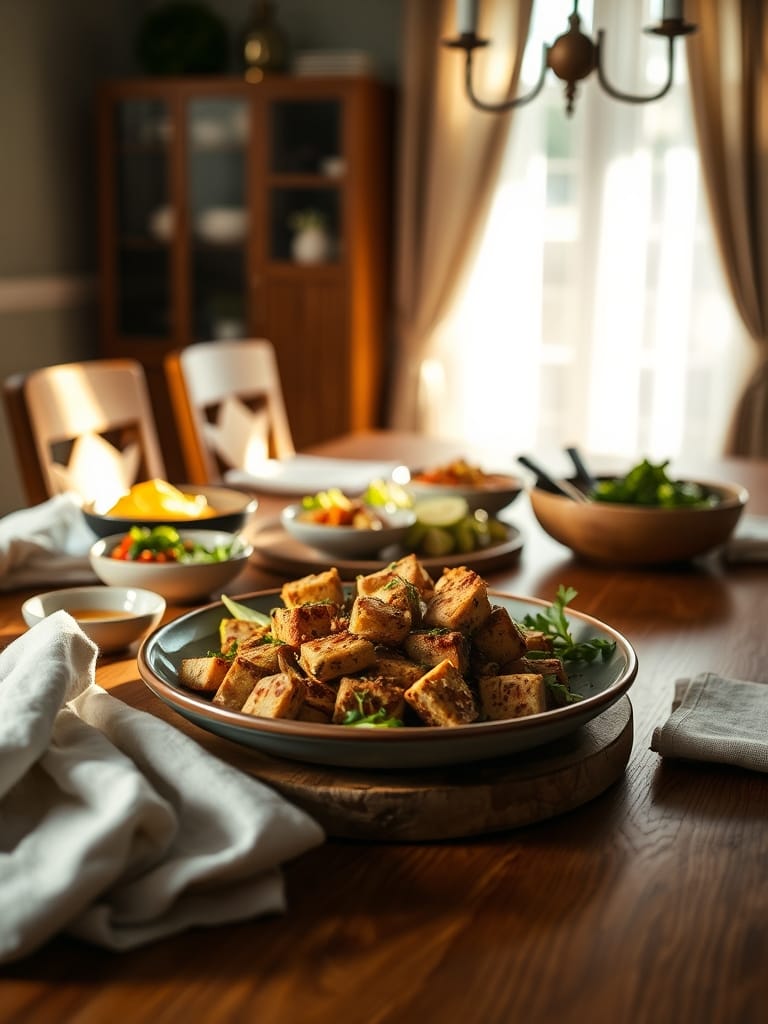 Serving and storage tips for Vegan Tofu Crisping