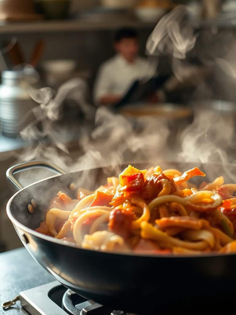 Ingredients for Wok Stir-Fry Batch Technique