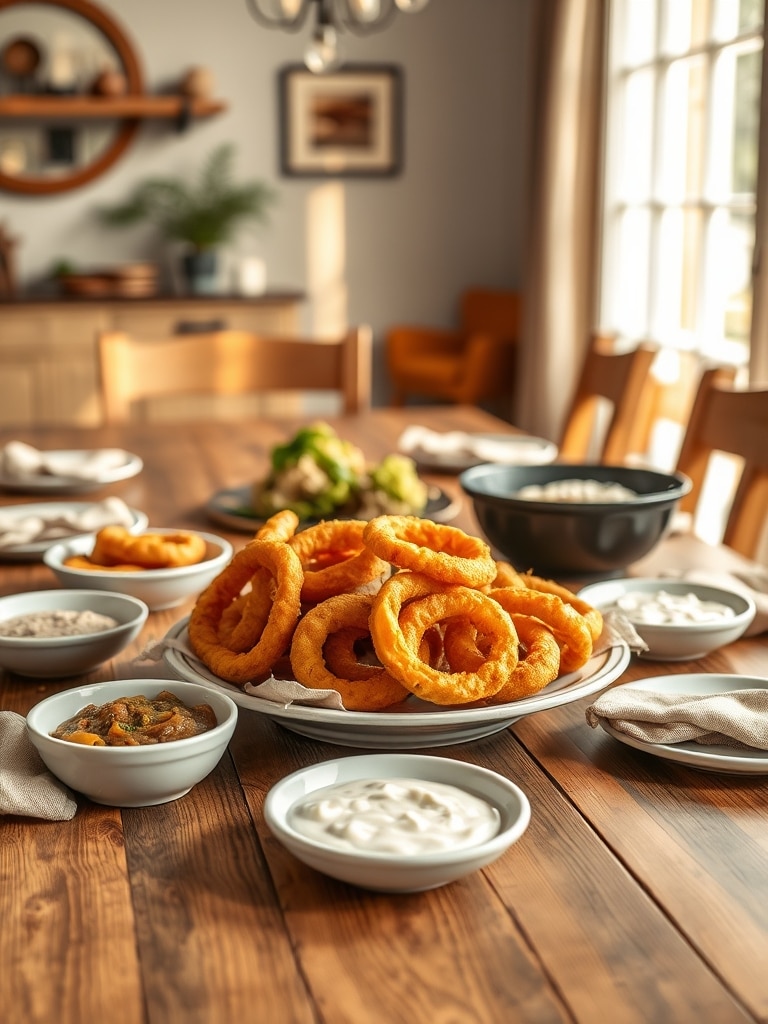 Serving and storage tips for Air Fryer Onion Rings