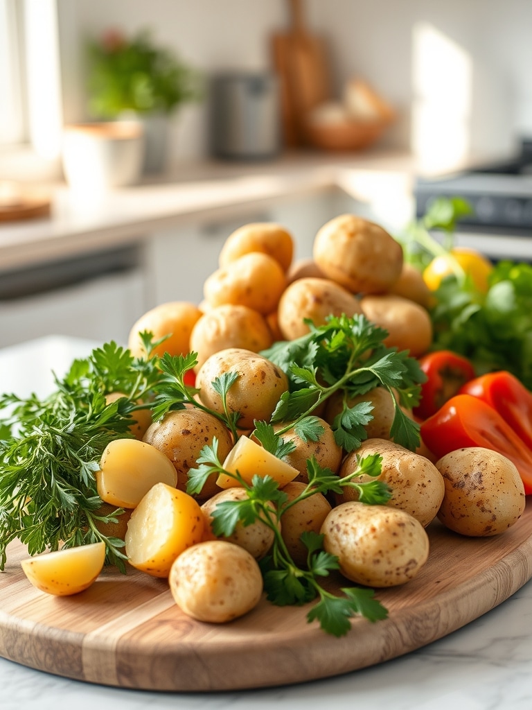 Cooking steps for Air Fryer Potatoes