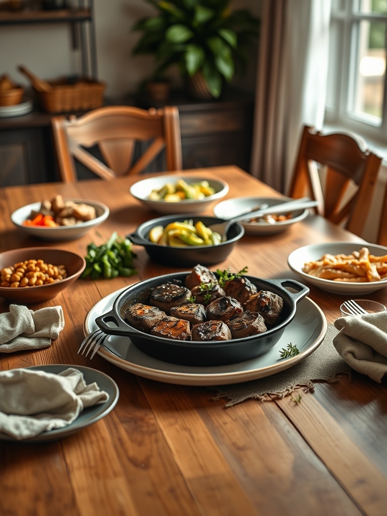 Serving and storage tips for Cast Iron Seared Steak Bites