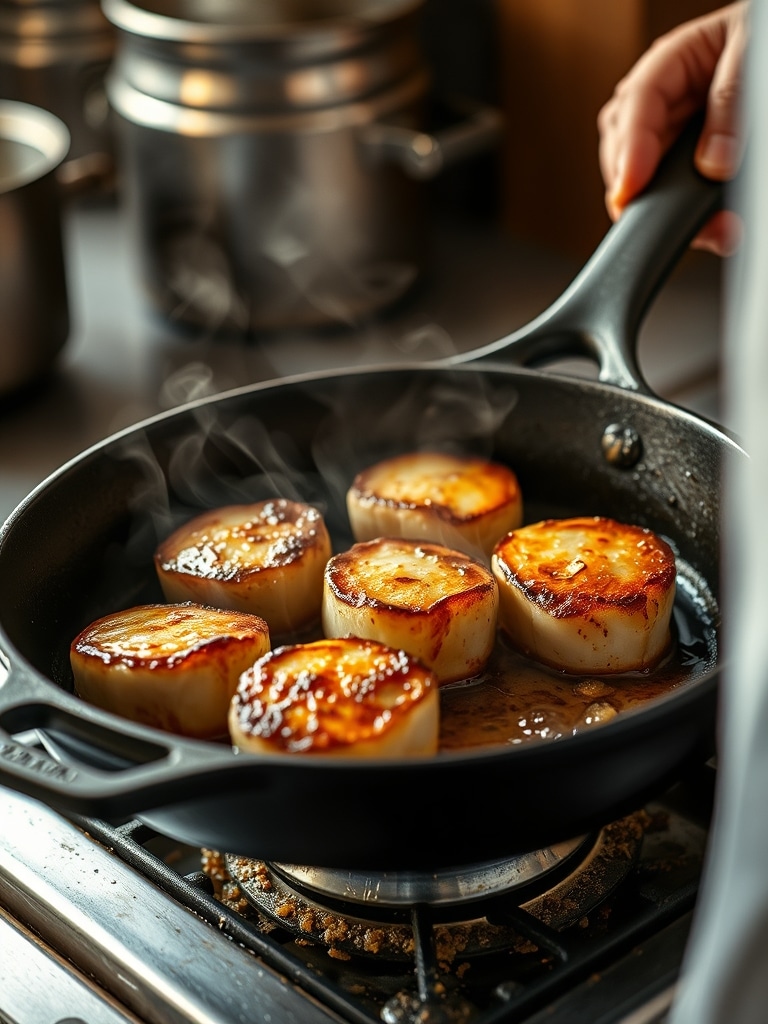 Ingredients for Cast Iron Skillet Perfectly Seared Scallops