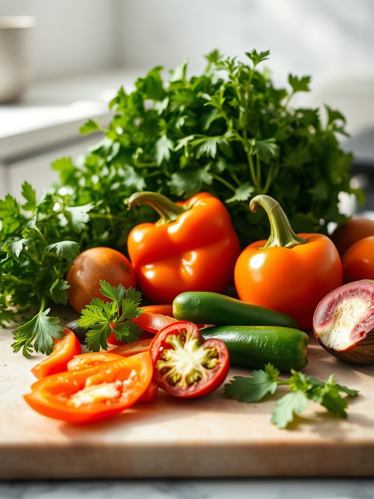Cooking steps for Charred Poblano Flavor
