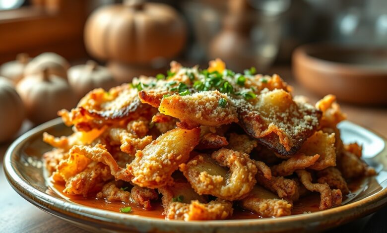 Crispy Garlic Parmesan