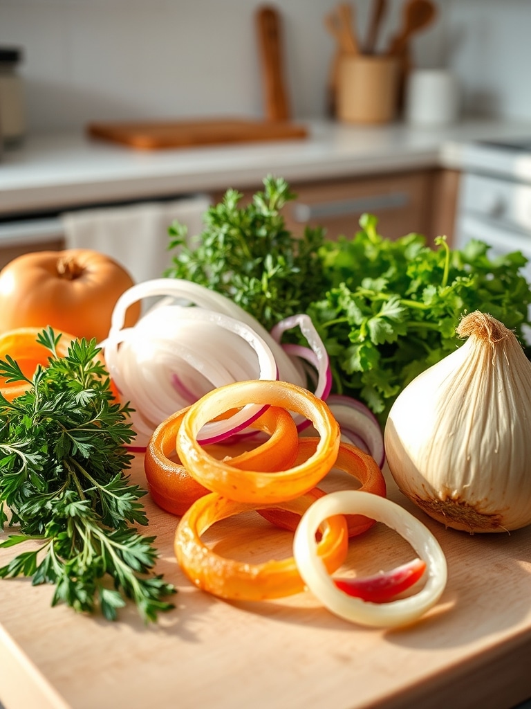 Cooking steps for Deep Fried Onion Rings