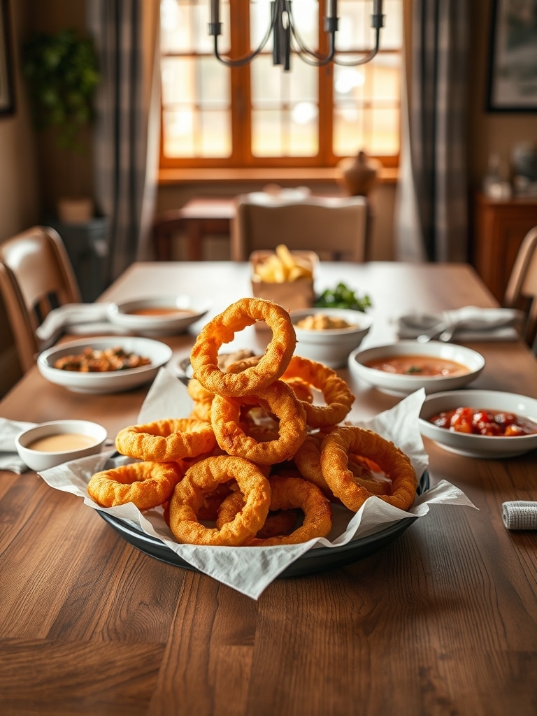 Serving and storage tips for Deep Fried Onion Rings
