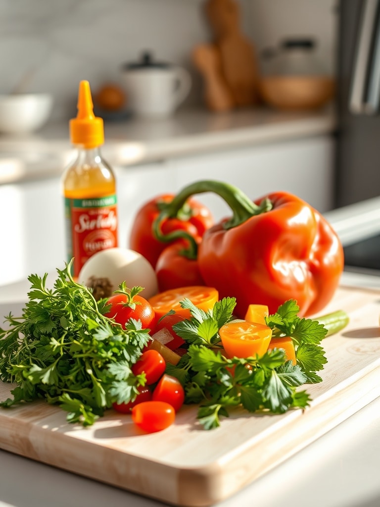 Cooking steps for Extra Crispy Honey Sriracha