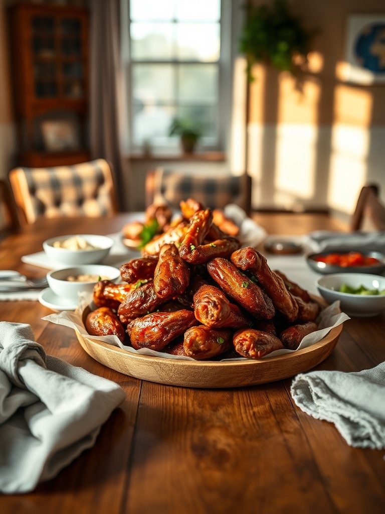 Serving and storage tips for Game Day Appetizer Wings