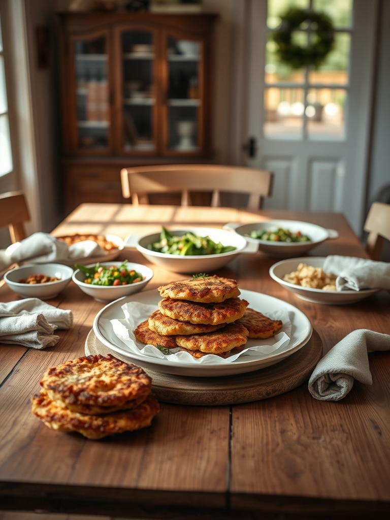 Serving and storage tips for Gluten Free Potato Fritters