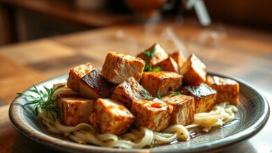 High Protein Vegan Tofu Cubes