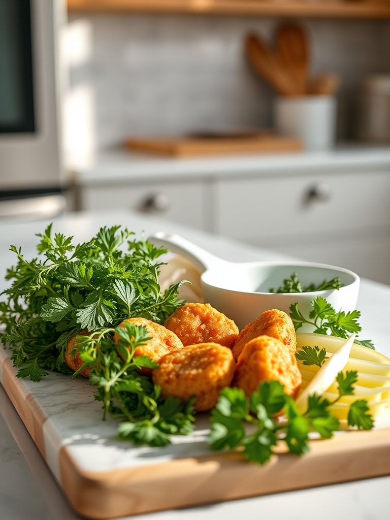 Cooking steps for Keto Golden Brown Nuggets