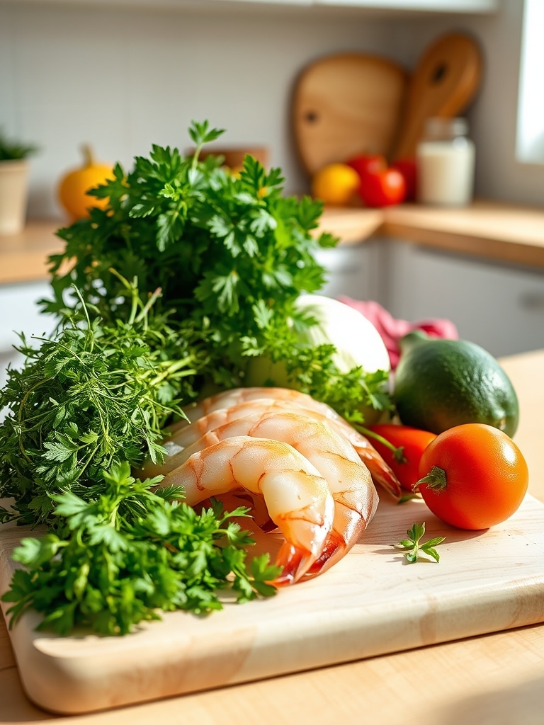 Cooking steps for Keto Seared Shrimp