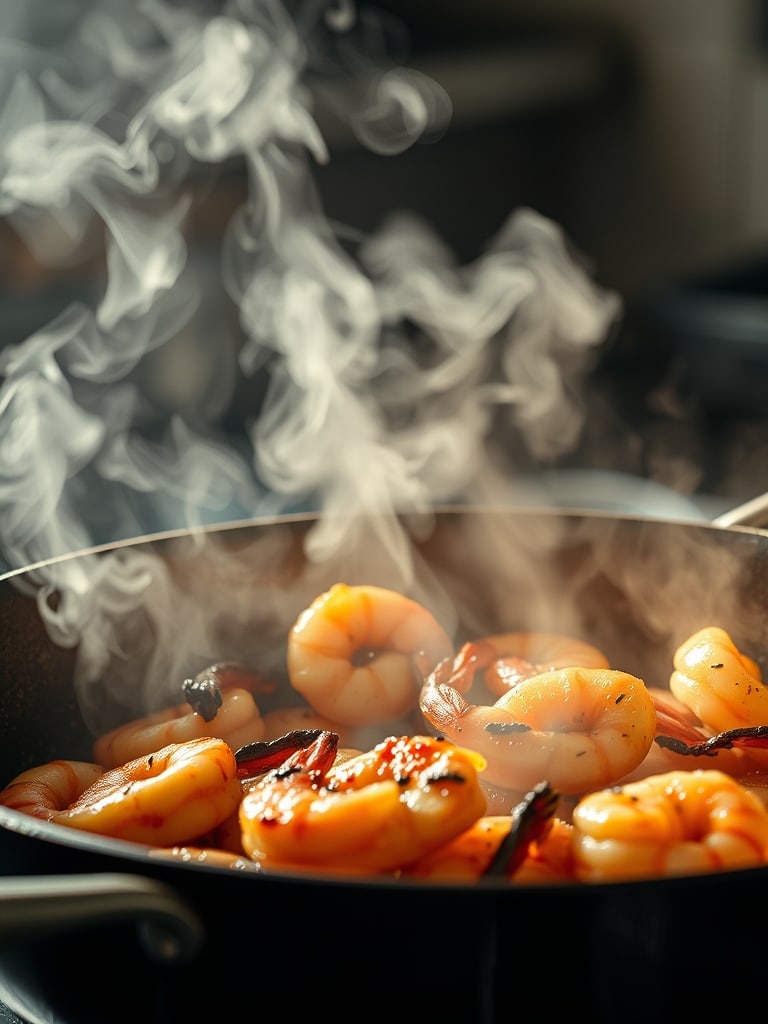 Ingredients for Keto Seared Shrimp