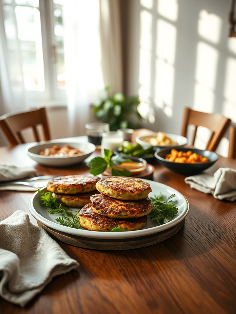 Serving and storage tips for Plant-Based Vegan Fritters