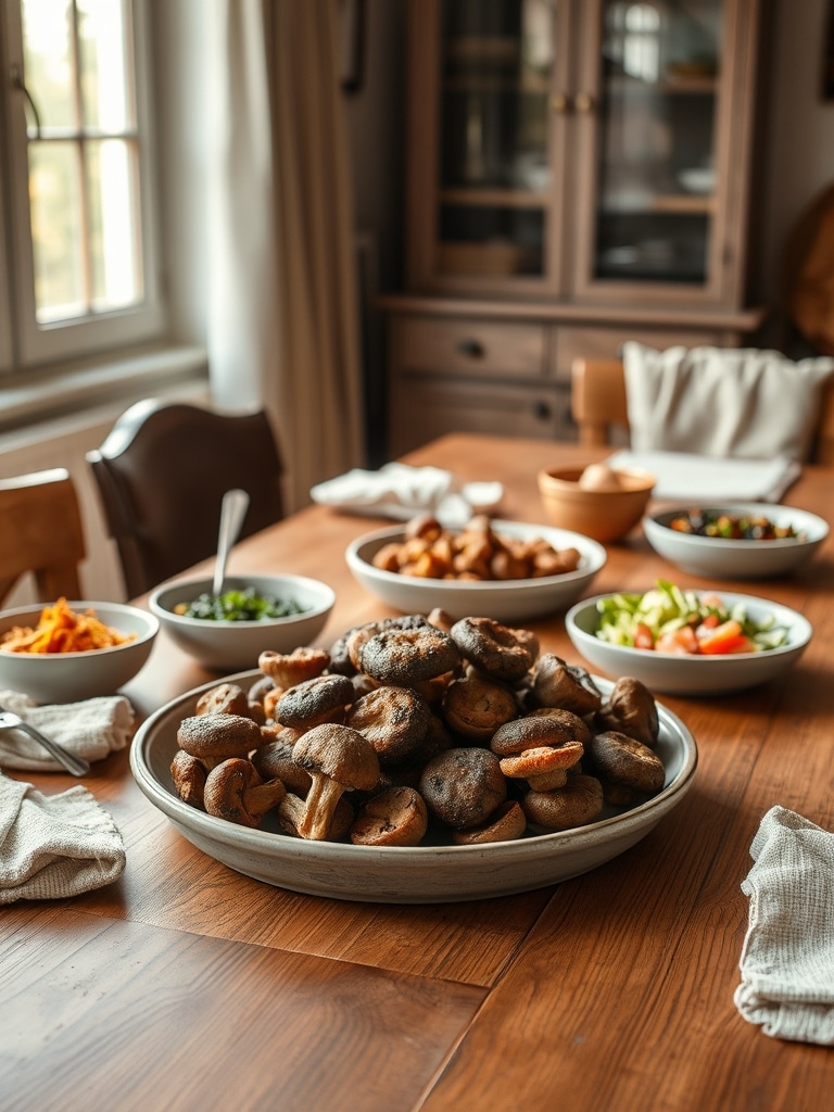 Serving and storage tips for Smoky Umami Fried Mushrooms