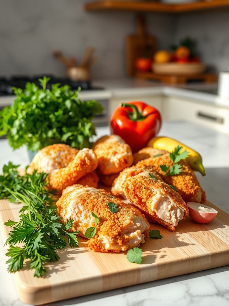 Best Southern Fried Chicken Pieces - Easy Homemade Recipe 3 Cooking steps for Southern Fried Chicken Pieces