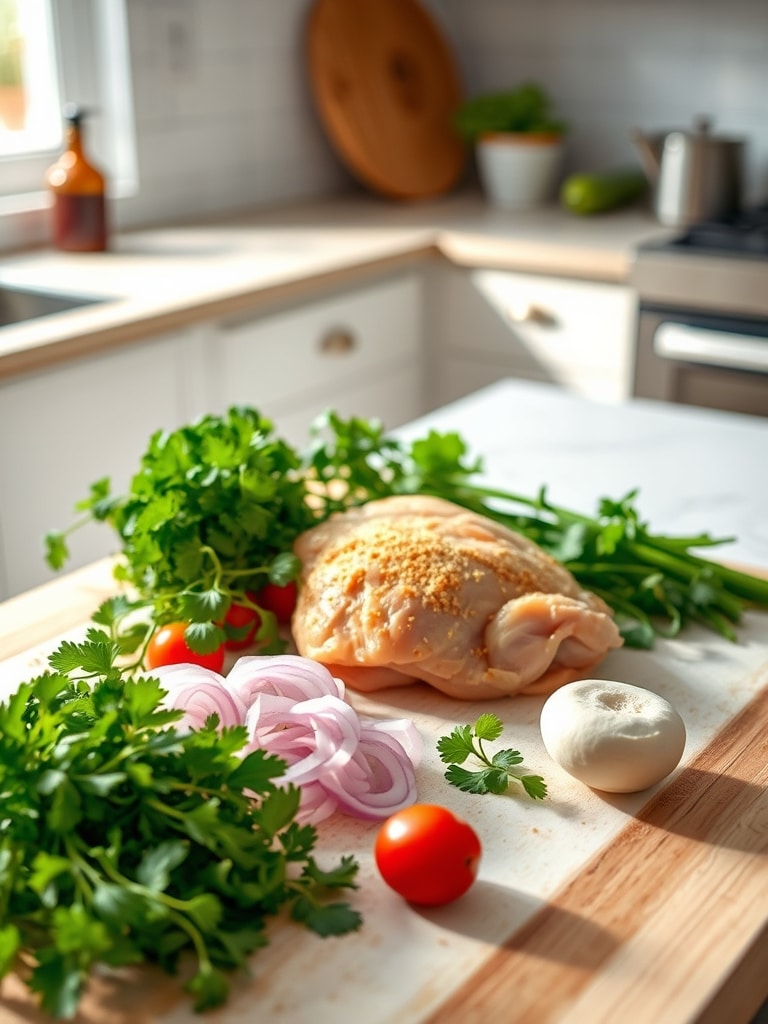 Cooking steps for Spiced Fried Chicken
